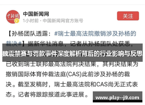 魏震禁赛与罚款事件深度解析背后的行业影响与反思
